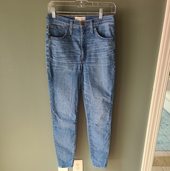 Madewell 11" High Rise Skinny Jeans, Size 28 - Picture 3 of 6